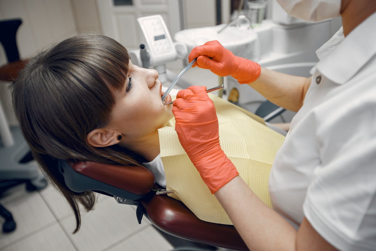 Woman at the Dentists