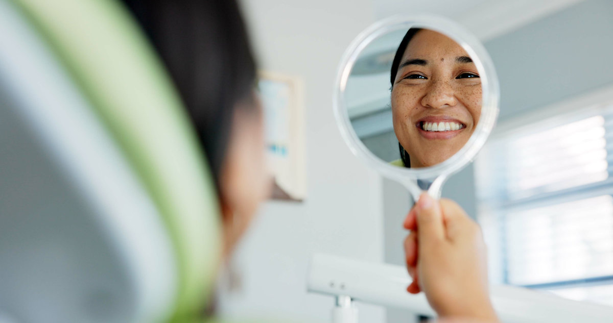 Patient at a periodontal maintenance visit at JAX Dental Studio in Jacksonville, FL